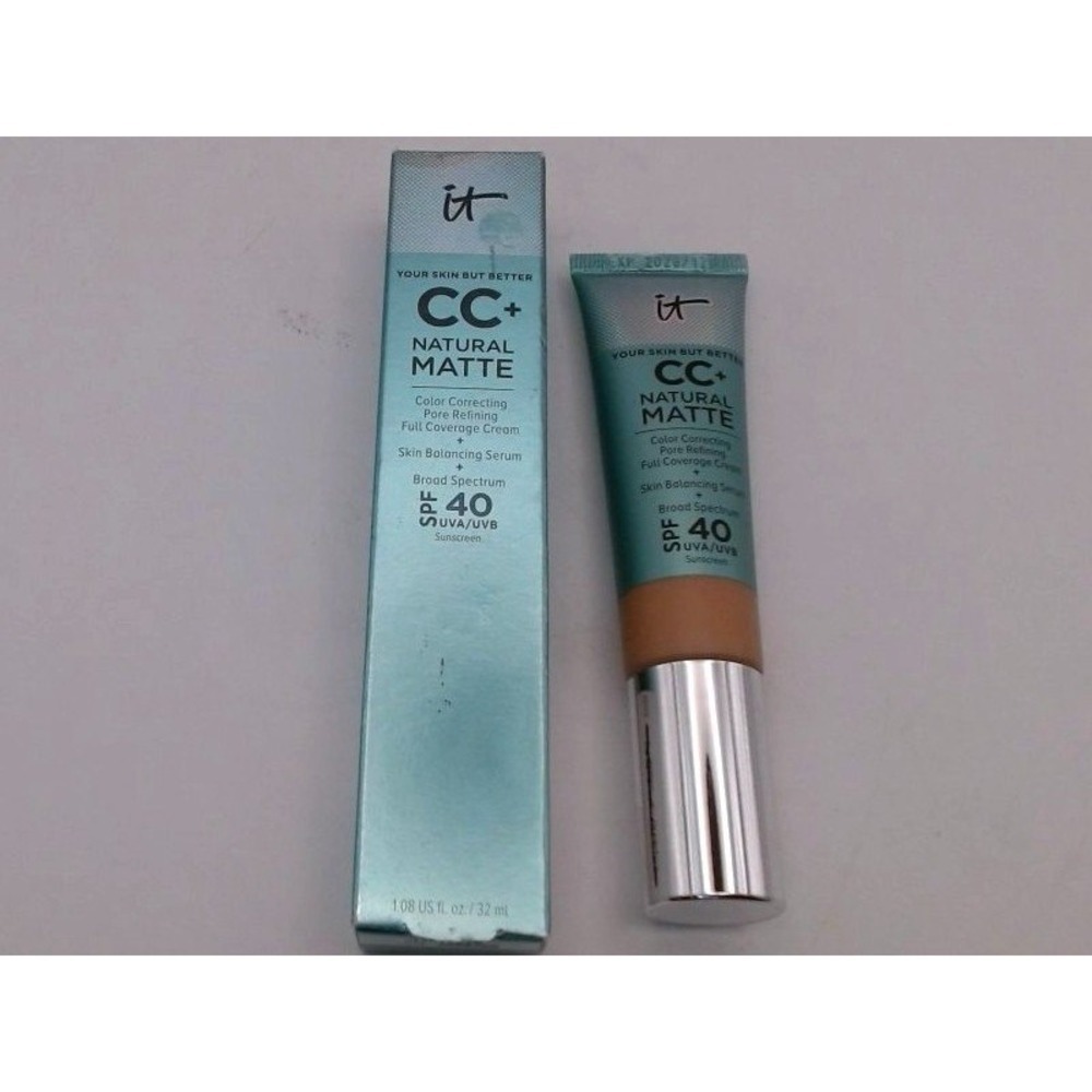 it Cosmetics - CC+ Natural Matte Foundation,SPF 40, Neutral Tan,BRAND NEW IN BOX